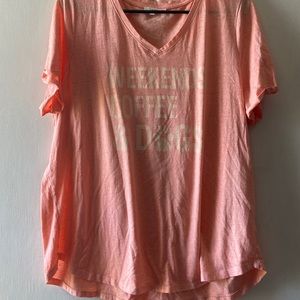 Weekends, Coffee, & Dogs pink short sleeve shirt